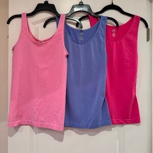 Cato and Nikibiki Women's Tank Tops - Light Pink, Lavender, and Hot Pink